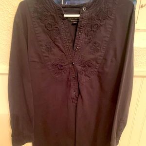 VINTAGE BLACK DENIM DRESS